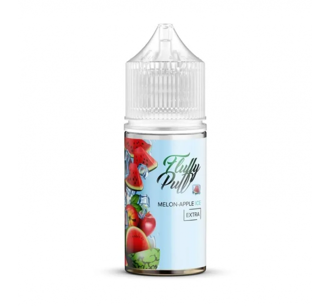 Набор для самозамеса солевой Fluffy Puff 30 мл, 0-50 мг Melon Apple Ice (Арбуз Яблоко Лед) (15742)