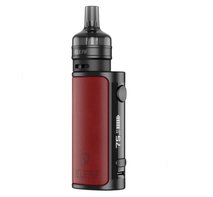 Набор электронная сигарета Eleaf iStick i75 75W 3000mAh with Ep Pod Tank 2ml Original Kit (Red) (15782)