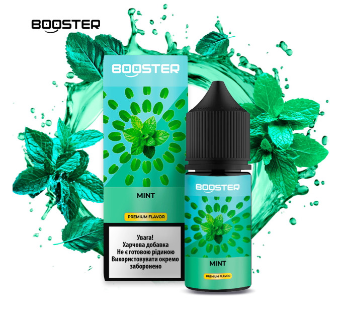 Набор компонентов для самозамеса солевой BOOSTER 30 мл (Mint, Мята Ментол 0-50 мг) (19074)