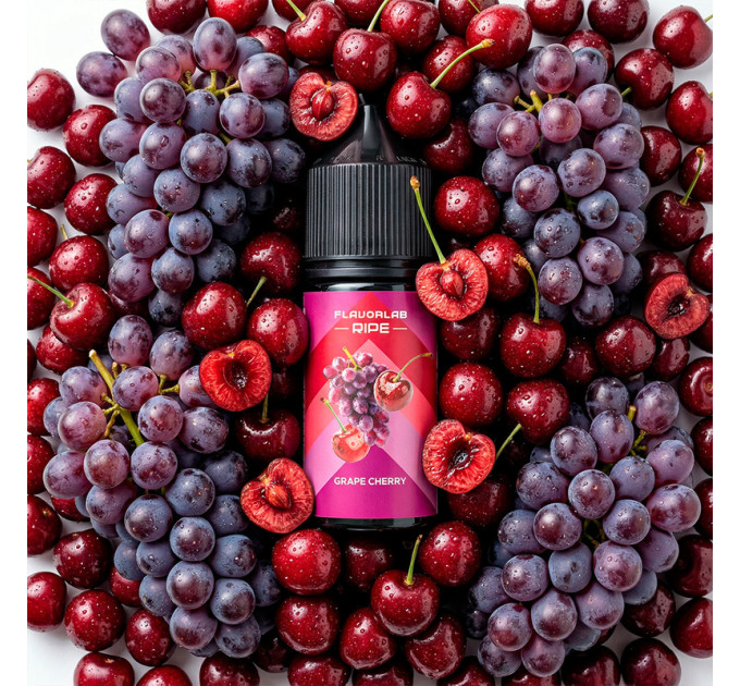 Набор компонентов для самозамеса солевой Flavorlab Ripe 30 мл (Grape Cherry, Виноград с вишней 0-50 мг) (19481)