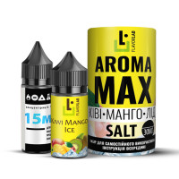 Набор компонентов для самозамеса солевой жидкости Flavorlab Aroma MAX 30 мл (Киви-Манго-Лед, 0-65 мг)