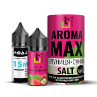 Набор компонентов для самозамеса солевой жидкости Flavorlab Aroma MAX 30 мл (Клубника-Земляника, 0-65 мг)