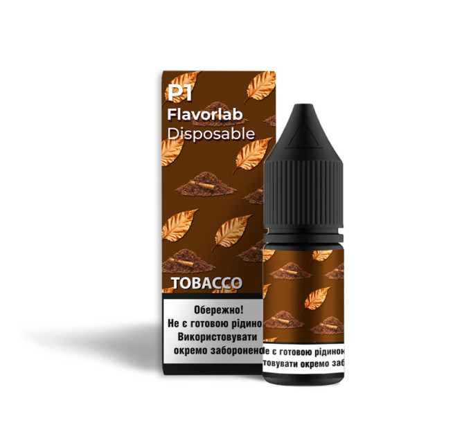 Набор компонентов для самозамеса солевой жидкости Flavorlab P1 10 мл (Tobacco Табак, 0-50 мг) (17914)