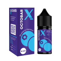 Набор компонентов для самозамеса солевой жидкости Octobar X 30 мл (Blueberry Menthol Голубика Ментол, 0-65 мг)