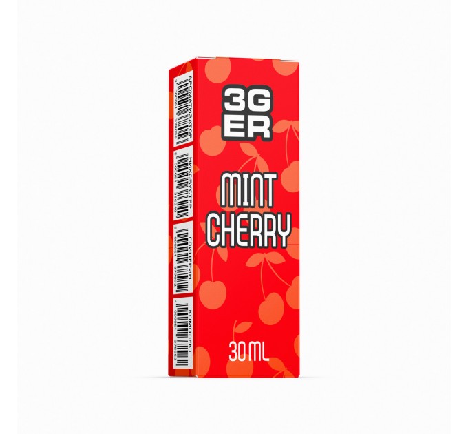 Набор компонентов заправки для самозамеса на солевом никотине 3GER 30 мл (Mint Cherry, 0-50 мг) (15582)
