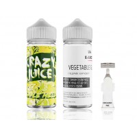 Набір заправки для самозамішування на органічному нікотині Crazy Juice Apple Melon 120 мл 0-3 мг (Яблуко Диня)