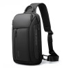Однолямочный рюкзак через плечо Bange BG-7566 7л Сумка-слинг с USB-разъемом (Black) (19367)