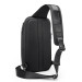 Однолямочный рюкзак через плечо Bange BG-7566 7л Сумка-слинг с USB-разъемом (Black) (19367)