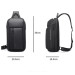 Однолямочный рюкзак через плечо Bange BG-7566 7л Сумка-слинг с USB-разъемом (Black) (19367)