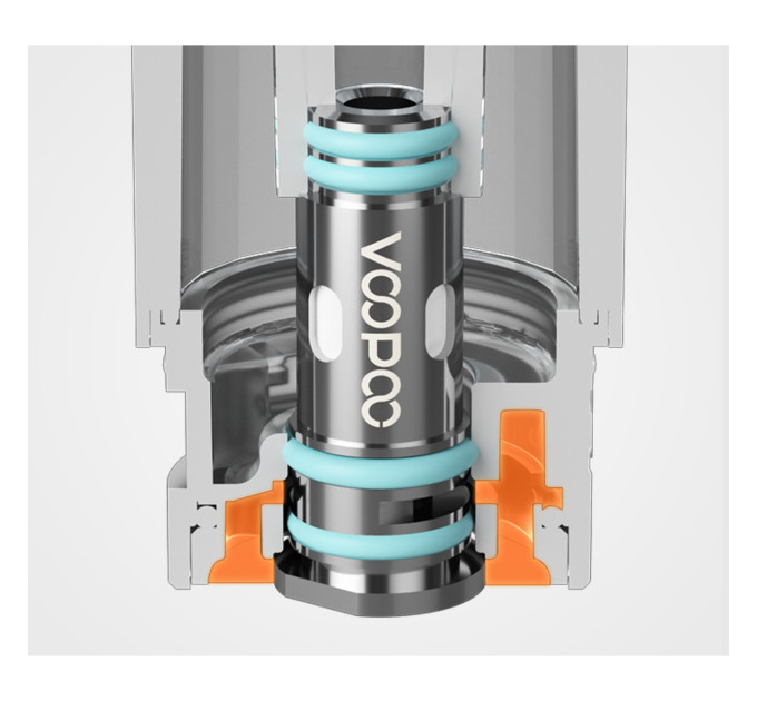 Под-система VOOPOO Doric E Pod 1500mAh 3ml Оригінальний Комплект (Класичний Коричневий) (15830)