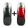 Под-система Vaporesso Zero 2 Original Pod System 800mAh 3ml дві сигарети в наборі (Вуглецеве волокно та Чорний червоний) (11218)