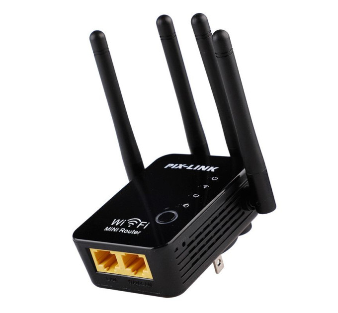 Ретранслятор Wi-Fi PIX-LINK LV-WR16 (Black) (16166)