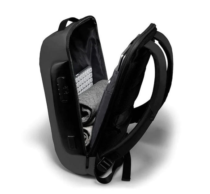 Рюкзак городской Mark Ryden 9116 21л с кодовым замком и USB (Gray) (17584)