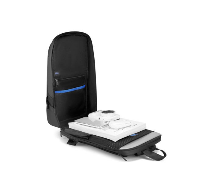 Рюкзак городской с одной лямкой Mark Ryden 7633 12л (Black) (17597)