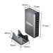 Сетевая зарядная станция ILEPO 1000W на 2 USB+8 Type-C мультизарядное устройство мощный блок питания (Black) (19340)