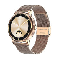 Смарт-часы LEMFO LF35/Y8 Original стальной ремешок (Gold)