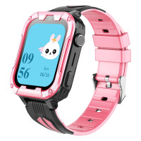 Смарт-часы детские с видеозвонком Wonlex KT32 Original WI-FI GPS SIM-карта (Pink)