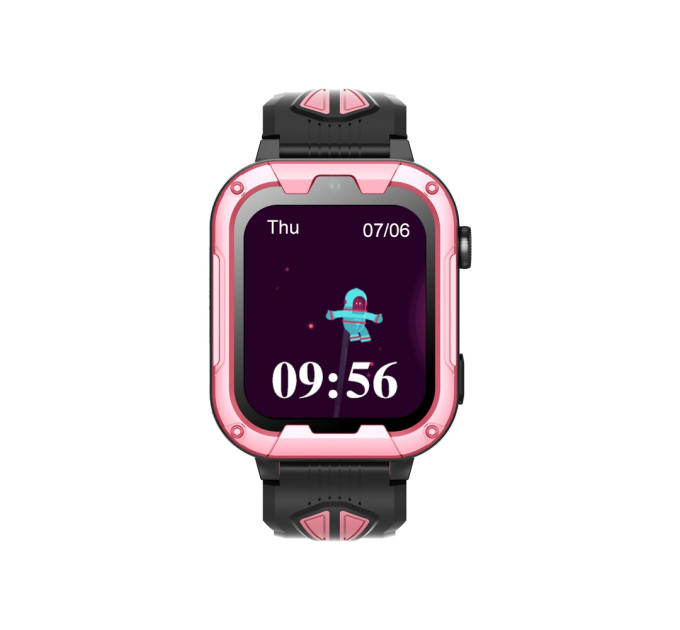 Смарт-часы детские с видеозвонком Wonlex KT32 Original WI-FI GPS SIM-карта (Pink) (18345)
