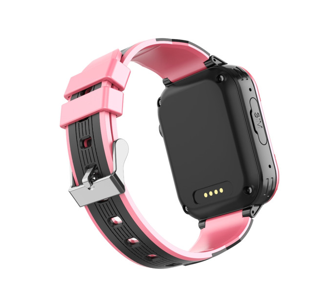 Смарт-часы детские с видеозвонком Wonlex KT32 Original WI-FI GPS SIM-карта (Pink) (18345)