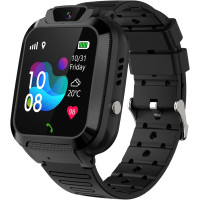 Смарт-часы телефон детские Smart Watch Q20 с видеозвонком WI-FI GPS SIM-карта (Black)