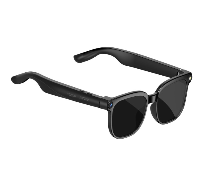 Смарт-очки с искусственным интеллектом Colmi M02S AI Original с AI-помощником, HD-камерой и Bluetooth (Black) (19249)