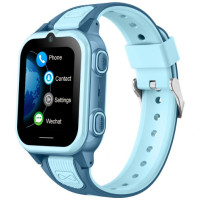 Смарт часы-телефон детские Wonlex CT21 Mini Original с видеозвонком WI-FI GPS SIM-карта (Blue)