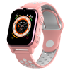 Смарт часы-телефон детские Wonlex CT21 Original с видеозвонком WI-FI GPS SIM-карта (Pink) (18556)
