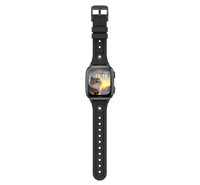 Смарт часы-телефон детские Wonlex CT23 Original с видеозвонком WI-FI GPS SIM-карта (Black) (18356)