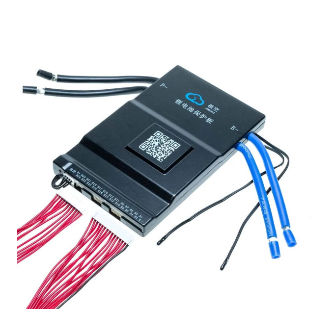 Смарт плата с активним балансиром BMS JiKong JK-BD6A24S20P 7S-24S / 20V-100V / 200A Интеллектуальный контроллер управления аккумулятором LiFePO4, Li-ion, LTO (19793)