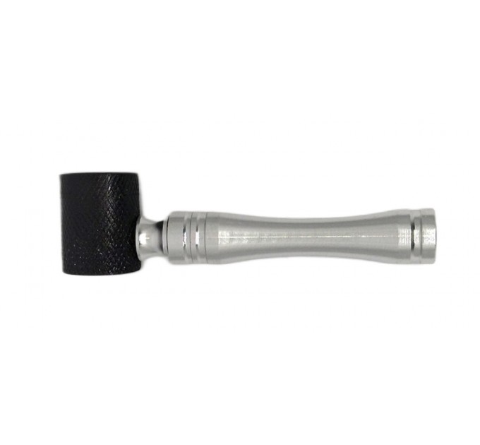 Трубка курительная металлическая граната HL-188 (Silver Black) (15658)