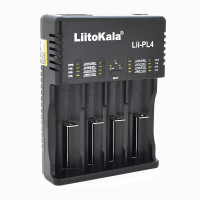 Умное зарядное устройство для аккумуляторов LiitoKala Lii-PL4 АА, ААА, 18650, 21700, 26650 Li-ion, LiFePO4, Ni-MH, Ni-Cd