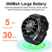Умные смарт-часы LEMFO GTS4-Y11 Original силиконовый ремешок (Black Black) (18606)