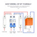 Устройство защиты от импульсных перенапряжений DC TOMZN TZG40-PV 2P 20–40kA 500V ограничитель перенапряжения 2х полюсний (19635)