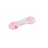 Замок на мебель защита от детей 9,5см (White Pink)