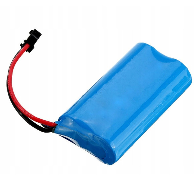 Аккумулятор 18650 7.4V 2900 mAh с коннектором JST SM-2P для детских игрушек и радиоуправляемых моделей (18855)