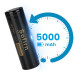 Аккумулятор 21700 Sofirn 5000 mAh литий-ионный Li-Ion силовой 15А, 3.6V Плоский плюс (19300)