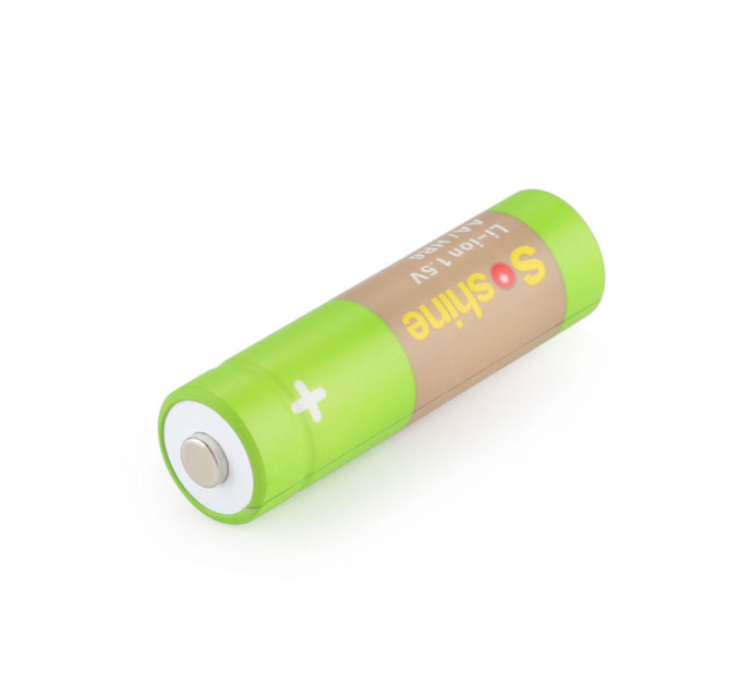 Аккумулятор AA Soshine 1.5V 2200 mAh 3300 mWh / Батарейка аккумуляторная (18875)