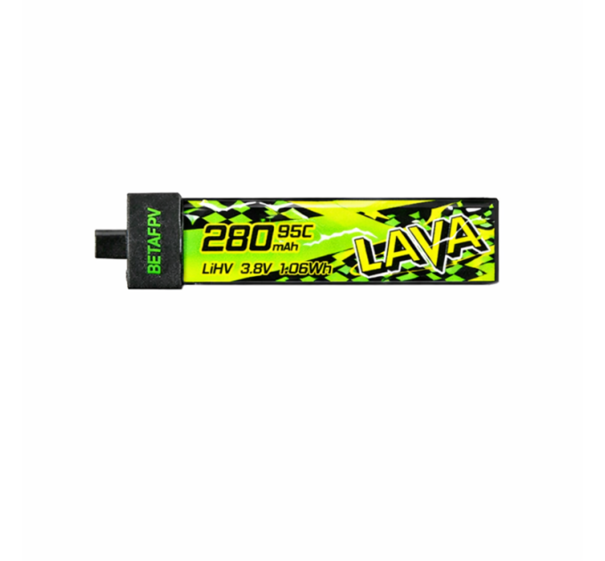 Аккумулятор BetaFPV Lava 2 1S 280 mAh  BT2.0 / 3.8V / 95C / LiHV для FPV Air, Meteor, Cetus, Tiny Whoop (19518)