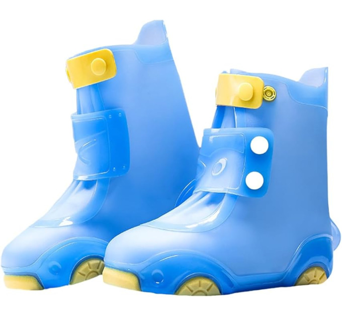 Бахилы детские на обувь ПВХ H003 M 28-29 (Blue) (17565)