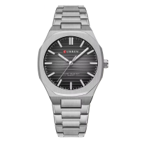 Часы наручные Curren 8456 (Silver Black Silver)