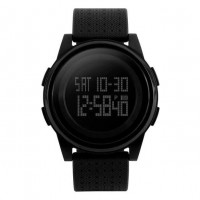 Годинник наручний Skmei 1206 Original (Black - Black, 1206BKBK)