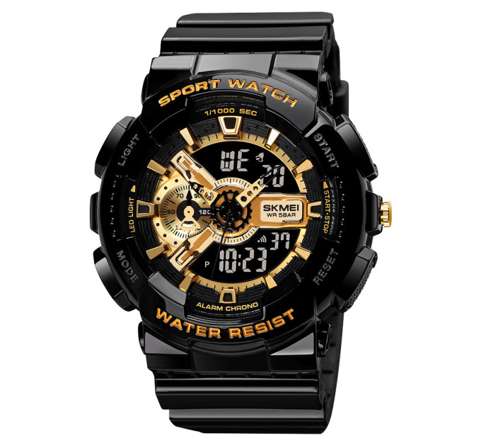 Часы наручные Skmei 1688 Original (Black Gold, 1688BKGD) (17159)