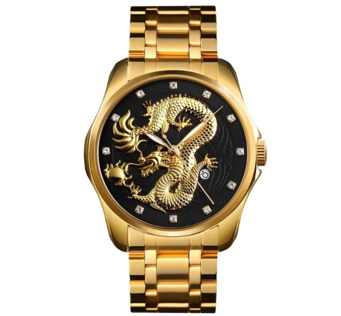 Часы наручные Skmei 9193 (Gold Black, 9193GDBK) (18395)