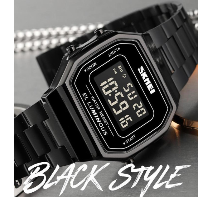 Часы наручные мужские Skmei 1647 Original (Black, 1647BK) (17165)