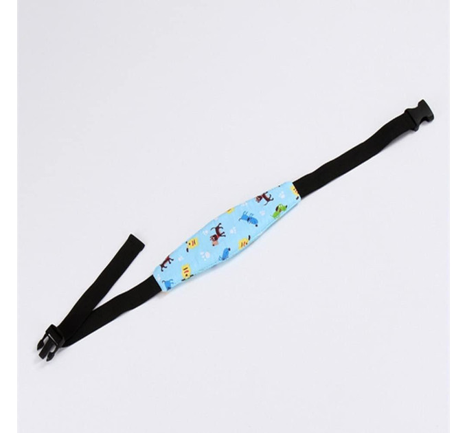 Держатель головы ребенка в автокресле LVR 027 повязка-фиксатор для сна (Blue) (18995)