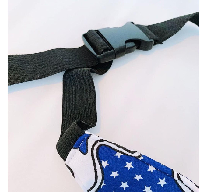 Держатель головы ребенка в автокресле LVR 027 повязка-фиксатор для сна (Blue) (18995)