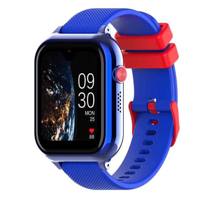 Детские смарт-часы Wonlex KT38 Original часы-телефон с видеозвонком GPS WI-FI и SIM-картой (Blue) (19134)