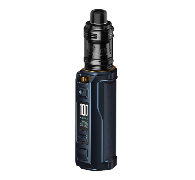 Електронна сигарета VOOPOO Argus XT 100W з Uforce-L Tank 5.5ml Оригінальний комплект (Темно-синій) (16646)