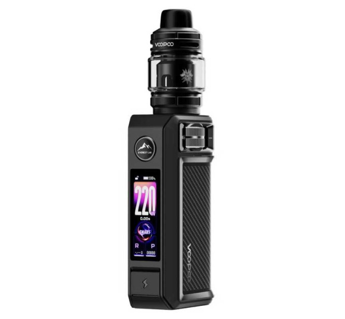 Электронная сигарета Voopoo Drag 6 220W 4400mAh with Uforce-X Tank 2 5ml Original Kit (Black) (19204)