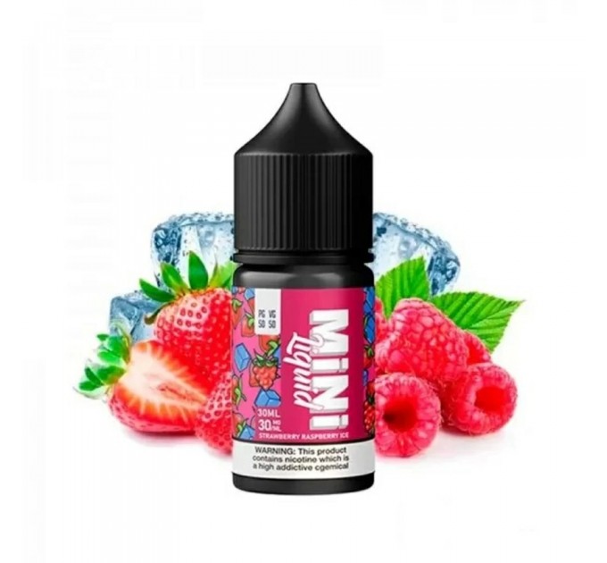 Жидкость для POD систем Mini Liquid Salt Strawberry Raspberry Ice 30 мл 30 мг (Клубника с малиной и холодком)